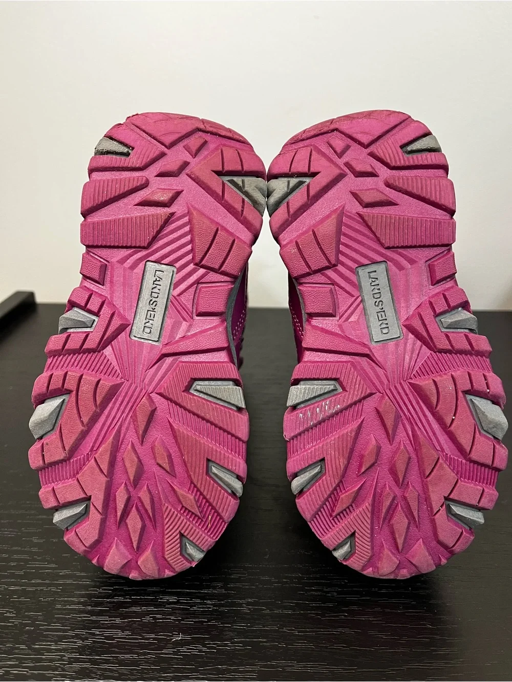 Land’s End Snow Flurry Pink Purple Insulated Snow Boots Toddler 10